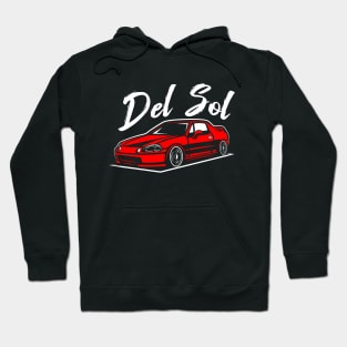 JDM Red Del Sol Legend Vintage Style Hoodie